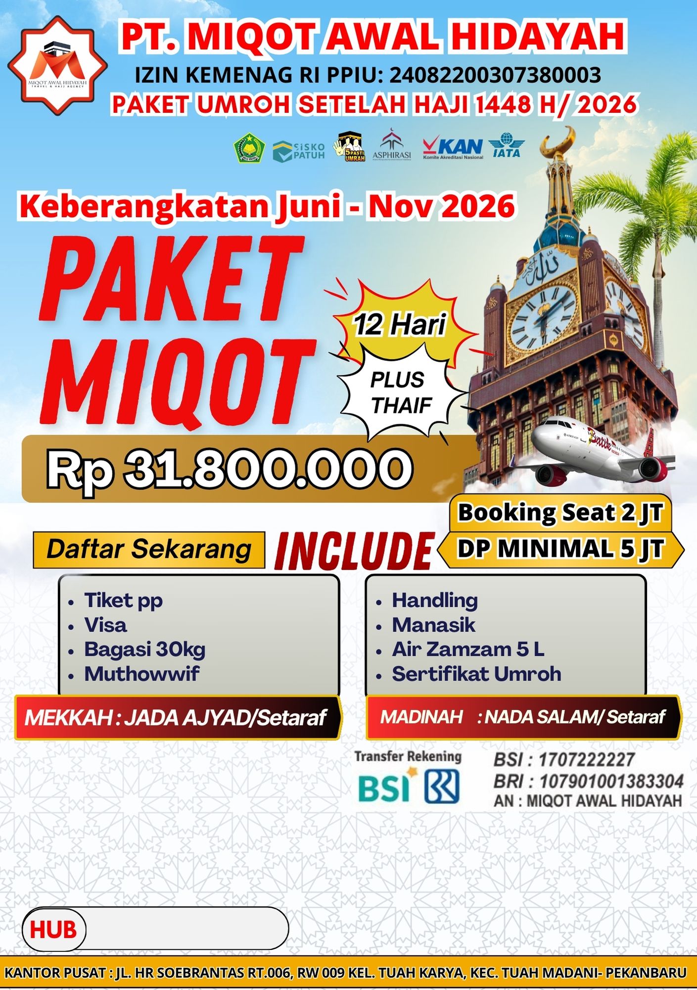PAKET MIQOT 2026